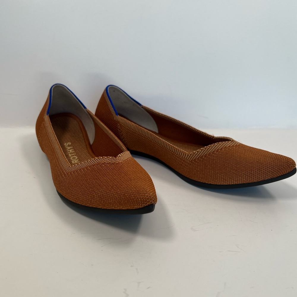 EUC! Rothy's The Point Orange WSize 6.5 - Picture 6 of 13